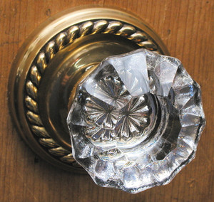 Emtek Astoria Clear Glass Door Knob Emtek Astoria Clear Glass Door Knob
