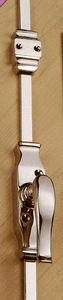 0803 Cremone Bolt in Polished Nickel 0803 Cremone Bolt in Polished Nickel