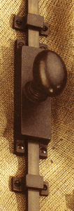 0808 Egg Knob Cremone Bolt in Rustic Bronze 0808 Egg Knob Cremone Bolt in Rustic Bronze