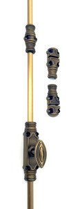 Richelieu Antique English Cremone Bolt Richelieu Antique English Cremone Bolt