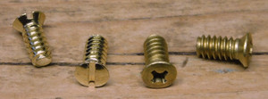 Old-Fashioned Door Knob Set Screws with Oval Jackson Heads Old-Fashioned Door Knob Set Screws with Oval Jackson Heads