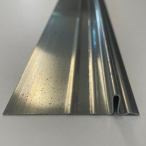 2-1/4" Wide Zinc Standard Jamb Weatherstrip for Interlocking Wood Windows