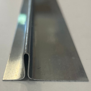 1-3/8" Wide Zinc Head & Sill Weatherstrip for Interlocking Wood Windows