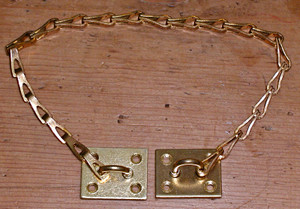 Brass Plated Steel Transom Window Chain Brass Plated Steel Transom Window Chain