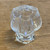 Medium Hexagonal Crystal Glass Cabinet Knob