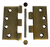 4" x 4" Solid Brass Door Hinge
