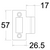 Closet Passage Mortise Latch Closet Passage Mortise Latch