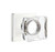 Customizable Emtek Modern Glass Square Knob With Choice Backset