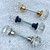 Octagonal Glass Door Knobs With Steel Spindle For Antique Door Octagonal Glass Door Knobs With Steel Spindle For Antique Door