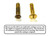 Jackson Oval Head 10-32 x 1/2" Brass Screw