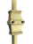 Queen Anne Cremone Bolt In Satin Brass