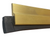 Bronze & Sponge Neoprene Jamb-Up Weatherstrip 1-1/16"  Wide X 7/32" Thick (By The Inch)