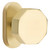 Customizable Passage Knob Set With Stretto Narrow Oval Backplate And Choice Backset