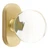 Customizable Passage Knob Set With Stretto Narrow Oval Backplate And Choice Backset
