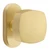 Customizable Passage Knob Set With Stretto Narrow Oval Backplate And Choice Backset
