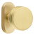 Customizable Passage Knob Set With Stretto Narrow Oval Backplate And Choice Backset