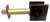 Customizable Baldwin Estate Brass Low Profile Contemporary Square Deadbolt With Choice Backset