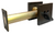 Customizable Baldwin Estate Brass Low Profile Contemporary Square Deadbolt With Choice Backset