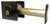 Customizable Baldwin Estate Brass Low Profile Contemporary Square Deadbolt With Choice Backset