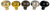Extra Knob For Deltana Screen Door Lock