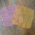 Gold and Pink Nylon Mesh Scrub Cloths Gold and Pink Nylon Mesh Scrub Cloths