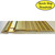 Interlocking Threshold 9-5/16" x 7/8" with Adjustable Offset