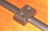 Small Cremone Bolt with Egg-Shaped Knob in Oil-Rubbed Bronze