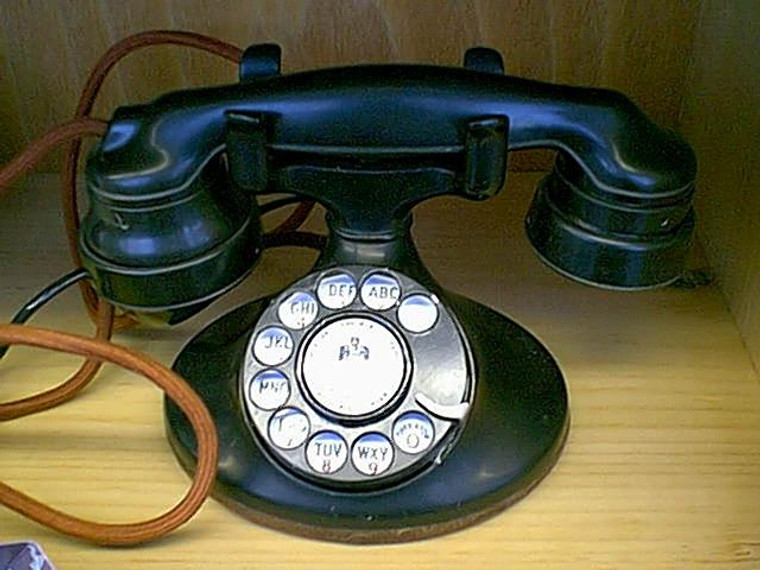 Original 1929 Black Desk Phone