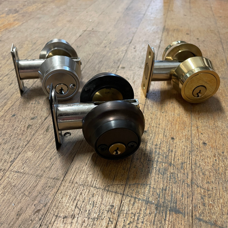 Small Bore 2" Backset Double Cylinder Deadbolt