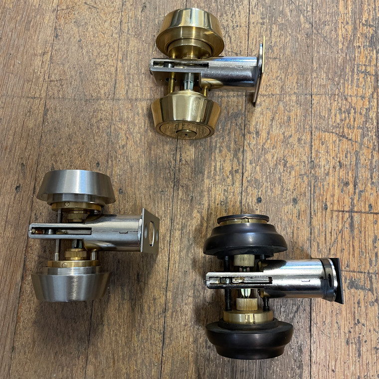 Small Bore 2" Backset Double Cylinder Deadbolt