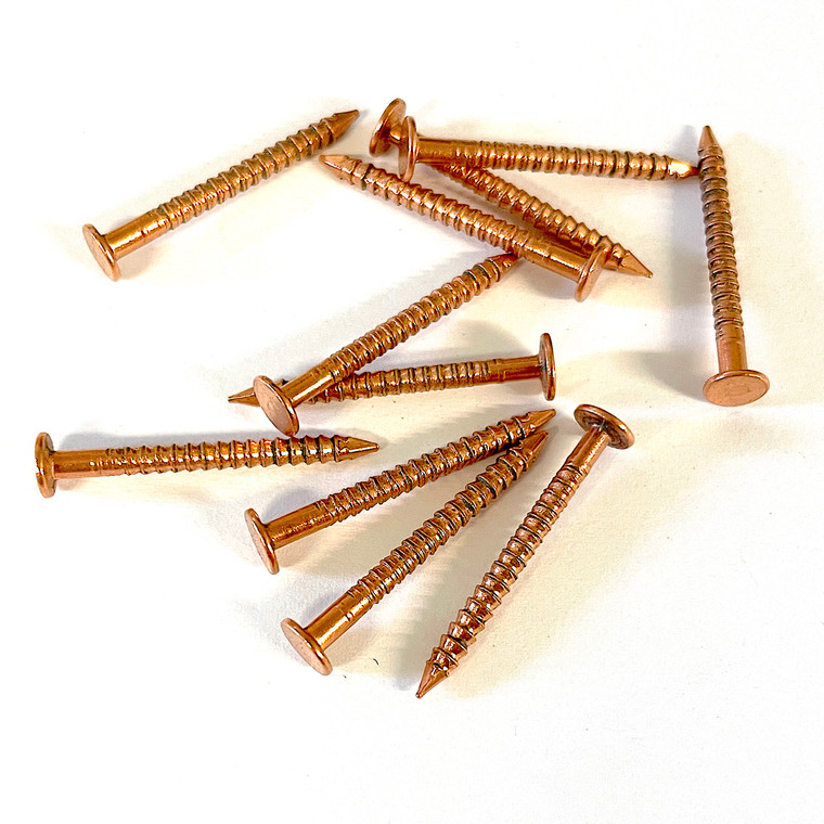 Solid Bronze Boat Nails 1"