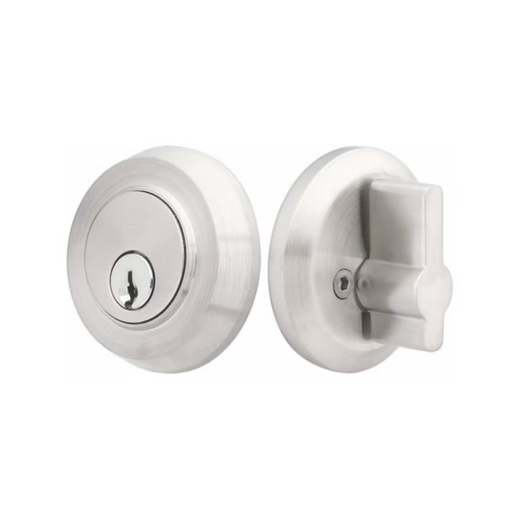 Customizable Stainless Steel Round Deadbolt With Choice Backset