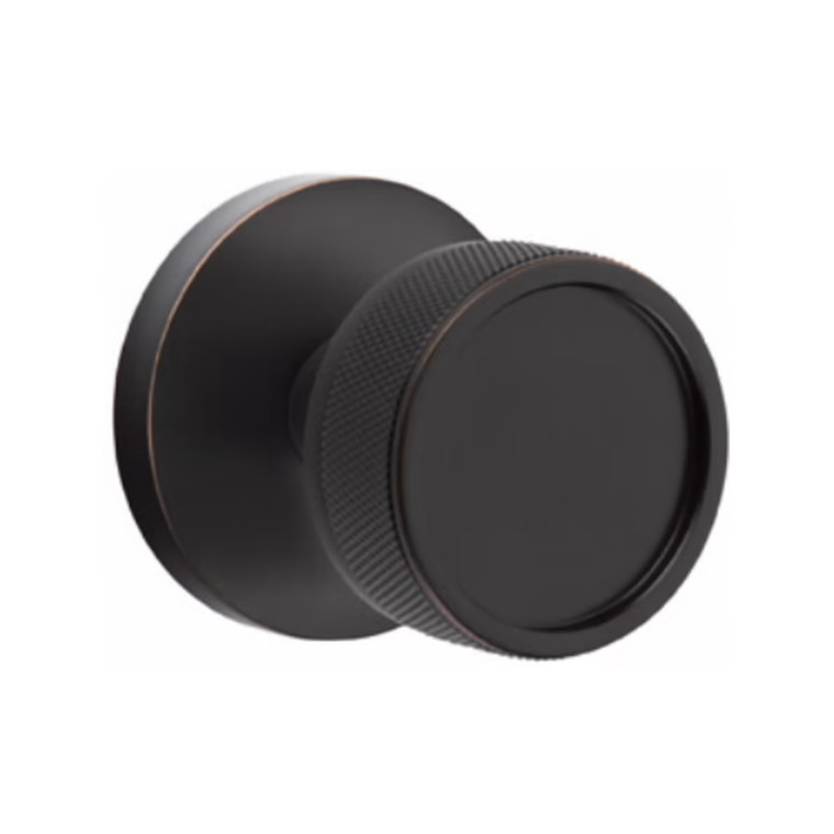 Customizable Emtek Select Knurled Knob With Choice Backset