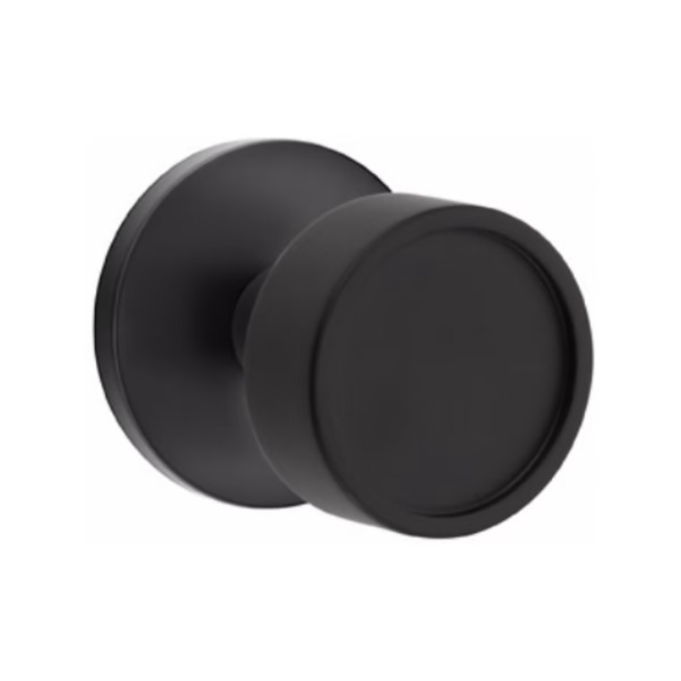 Customizable Emtek Modern Designer Brass Verve Knob With Choice Backset