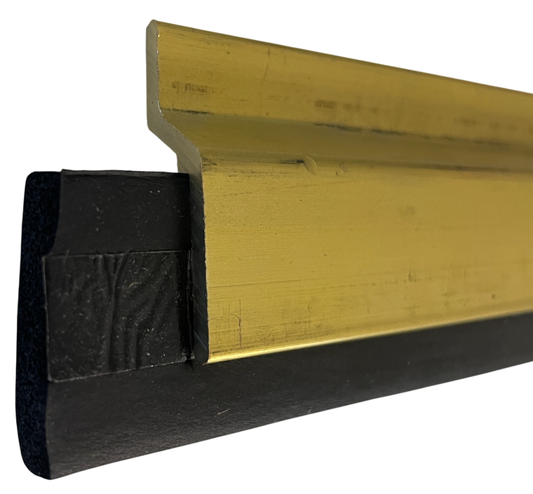 Bronze & Sponge Neoprene Jamb-Up Weatherstrip 2" Wide X 15/32" Thick (Door Kit)