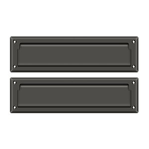 13-1/8" x 3-5/8" Mail Slot With Double Flap