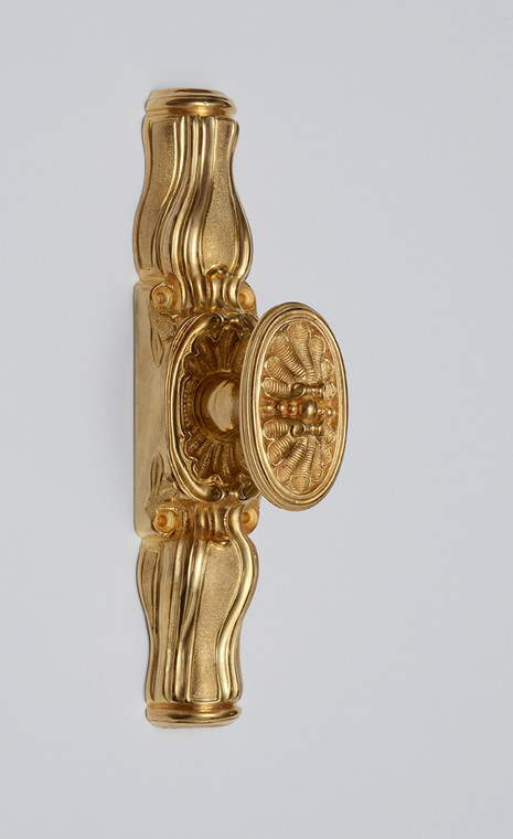 Regency Style Cremone Bolt with Ornamented Knob