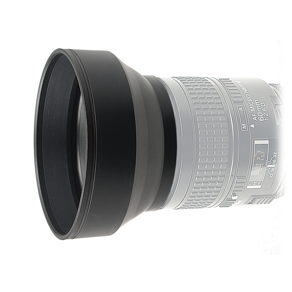 72mm 3-in-1 Rubber Lens Hood