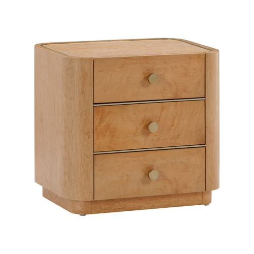 Abigail Natural Birdseye Maple Nightstand at Best Price in Houston | BeBoldFurniture