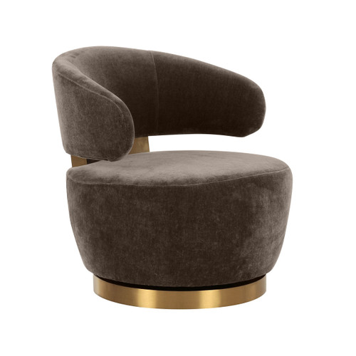 Austin Upcycled Fabric Swivel Chair In Houston | BeBoldFurniture 