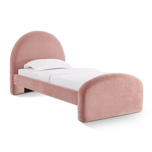 Moon Rose Upcycled Chenille Twin Bed | BeBoldFurniture