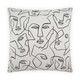 Face Up White Cushion | BeBoldFurniture