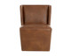 Amita Wheeled Dining Chair - Tobacco Tan - Be Bold Furniture