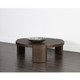 Alouette Coffee Table - Distressed Brown - Be Bold Furniture