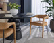 Mavia Dining Armchair Ludlow Sesame - Be Bold Furniture