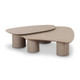 Rhema Washed Ash Nesting Coffee Table Set | BeBoldFurniture
 