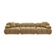 Calliope Cafe Au Lait Performance Velvet Modular Sofa | BeBoldFurniture
