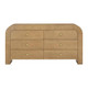 Hump 6 Drawer Natural Dresser | BeBoldFurniture