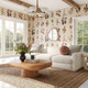 Darial Wood Grain Pattern Indoor/Outdoor Coffee Table | BeBoldFurniture