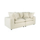 Cali Natural Performance Fabric Modular Loveseat | BeBoldFurniture
